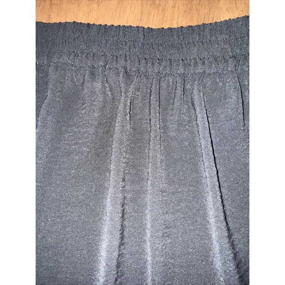 Adrianna Papell Black Airflow Woven Pull-On Wide Leg Crop Pants NWT Size 1X - Picture 9 of 10